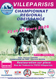 Championnat Régional Obéissance 21 & 22 mars 26